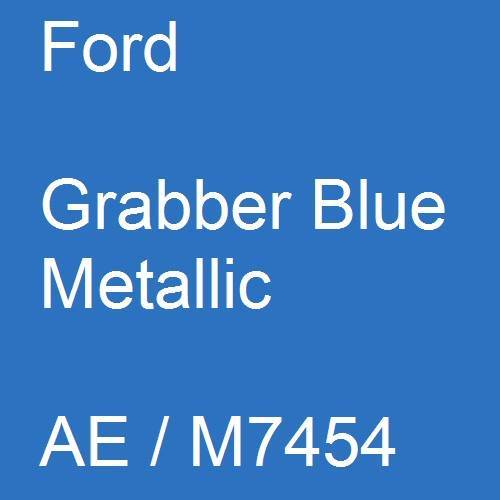 Ford, Grabber Blue Metallic, AE / M7454.